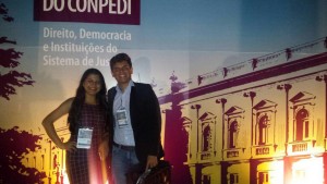 Alunos da UEMA na noite de abertura do congresso.