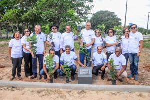 Reencontro contou com o plantio de dez mudas de Pau Brasil. Foto: Luís Paulo.