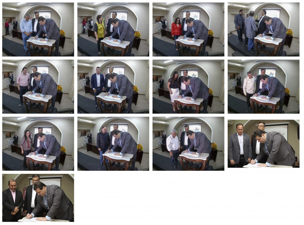 prefeitos assinam termos