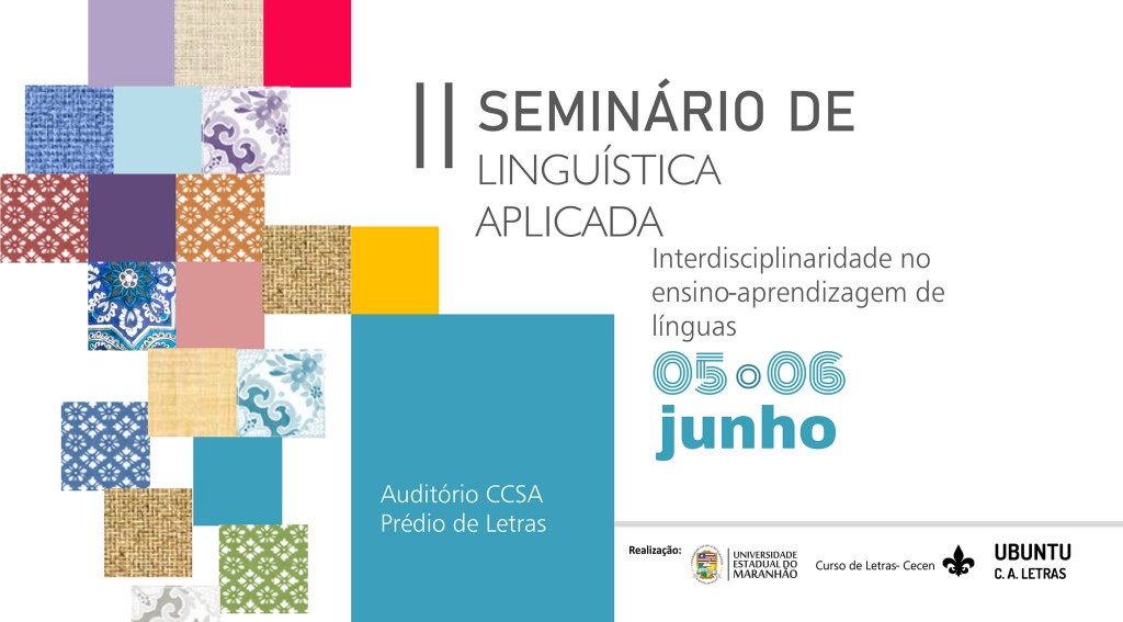 LOGO OFICIAL II SEMINÁRIO DE LINGUÍSTICA APLICADA - UEMA