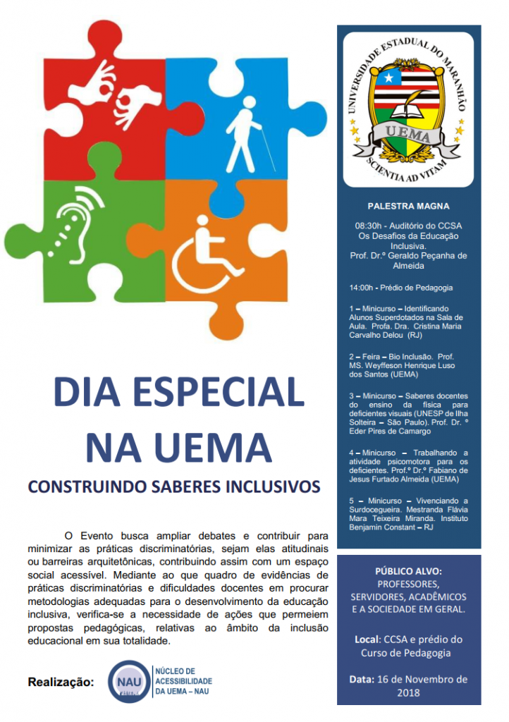 FolderDia Especial na UEMA