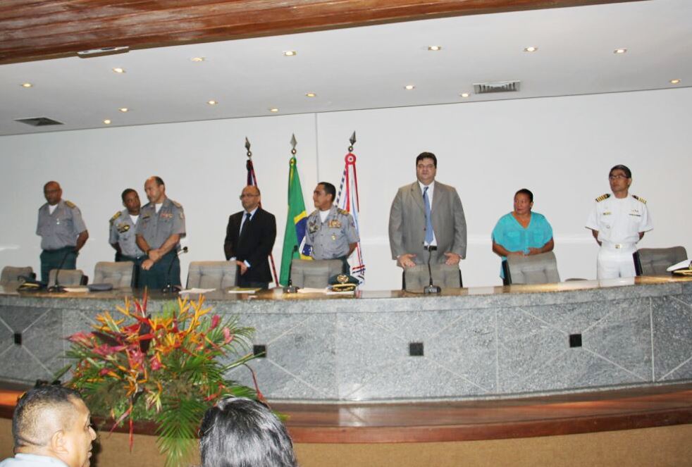 Reitor participa de aula inaugural da 20ª turma da Academia de Polícia