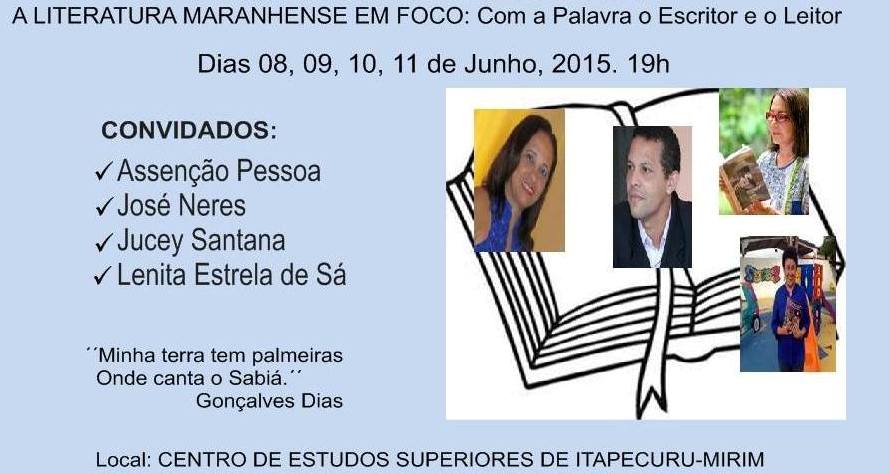 Inicia hoje o I Ciclo Literário do CESITA