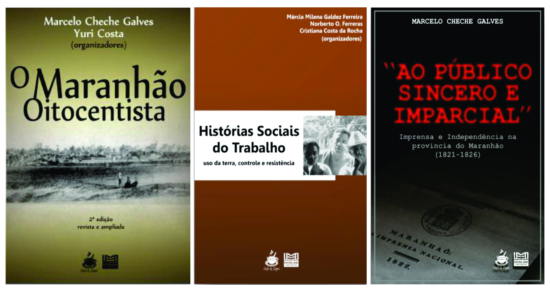 Professores do curso de História lançam livros nesta quarta-feira