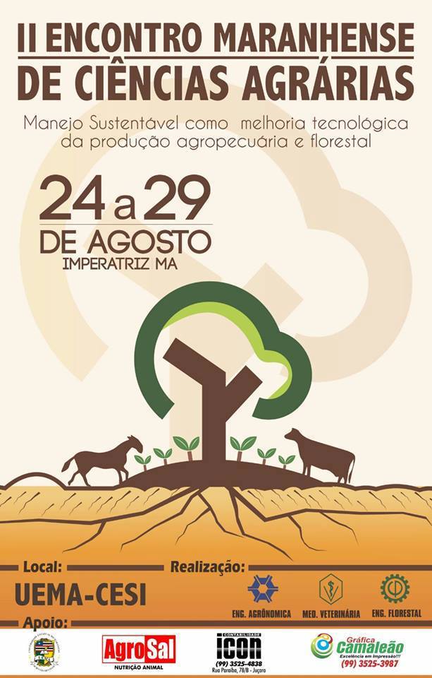 II Encontro Maranhense de Ciências Agrárias inicia segunda-feira