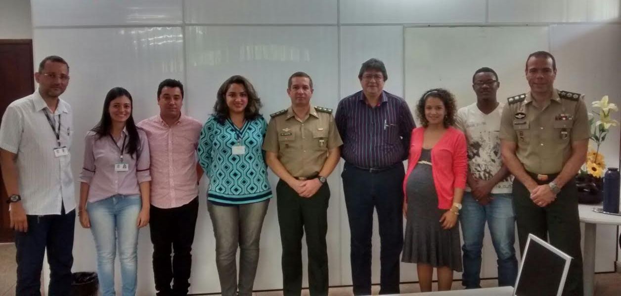 Pró-Reitor recebe visita de representantes do Ministério da Defesa e do Projeto Rondon