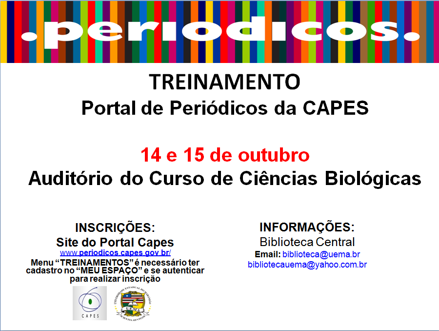 Treinamento do Portal de Periódicos da CAPES