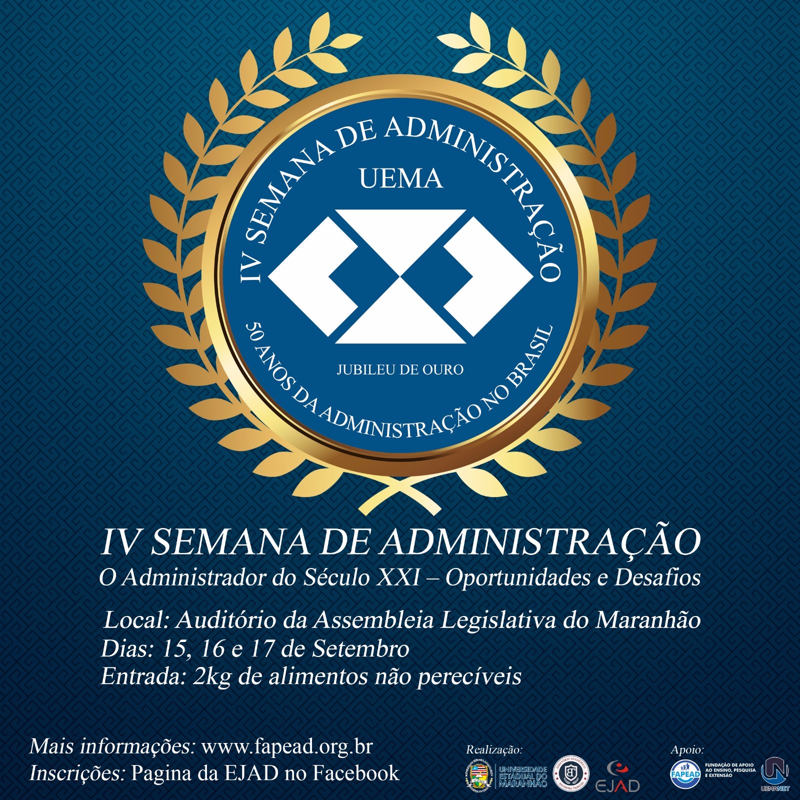 IV Semana de Administração da UEMA inicia terça-feira