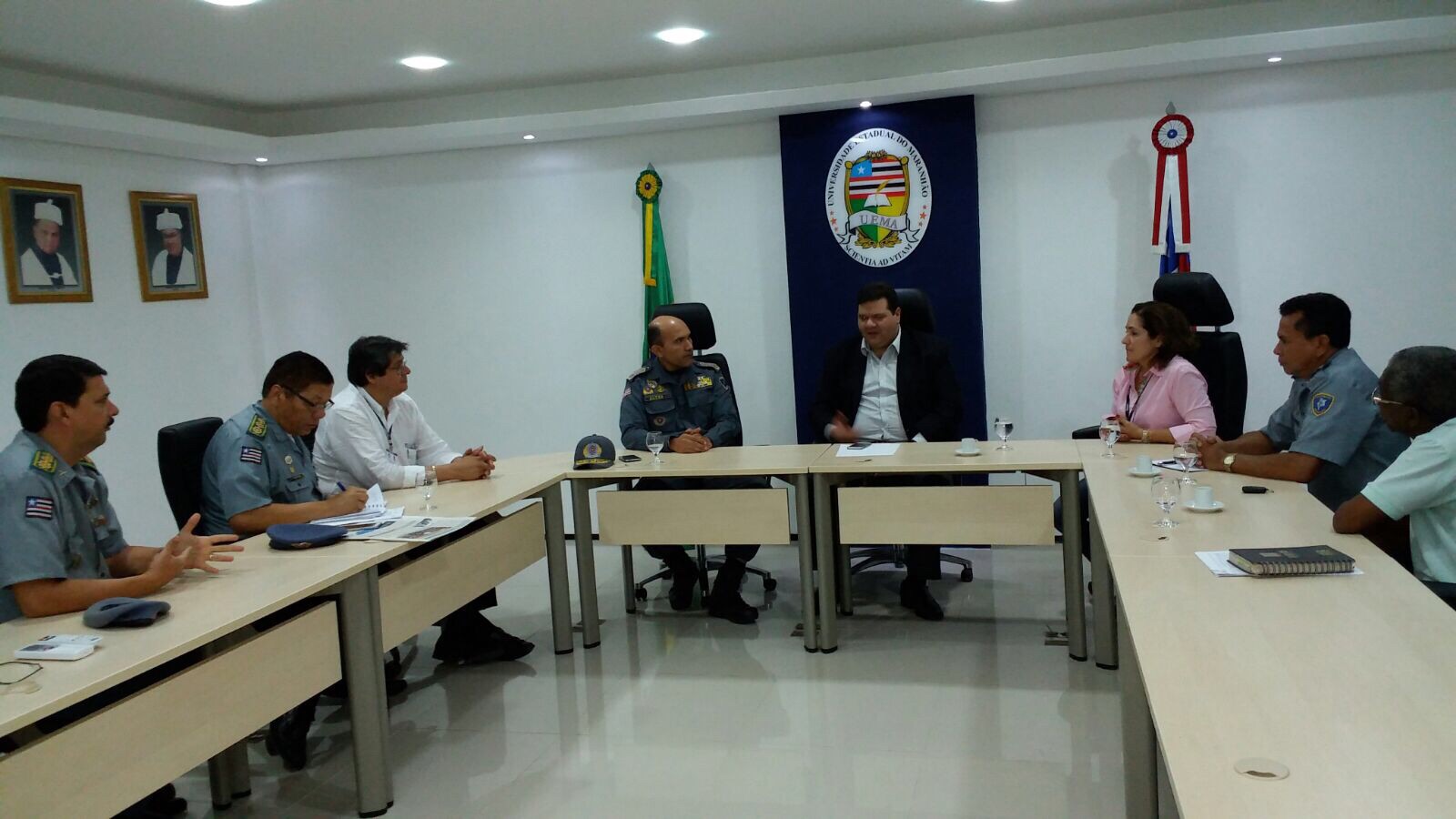 Comandante Geral da Polícia Militar visita a UEMA