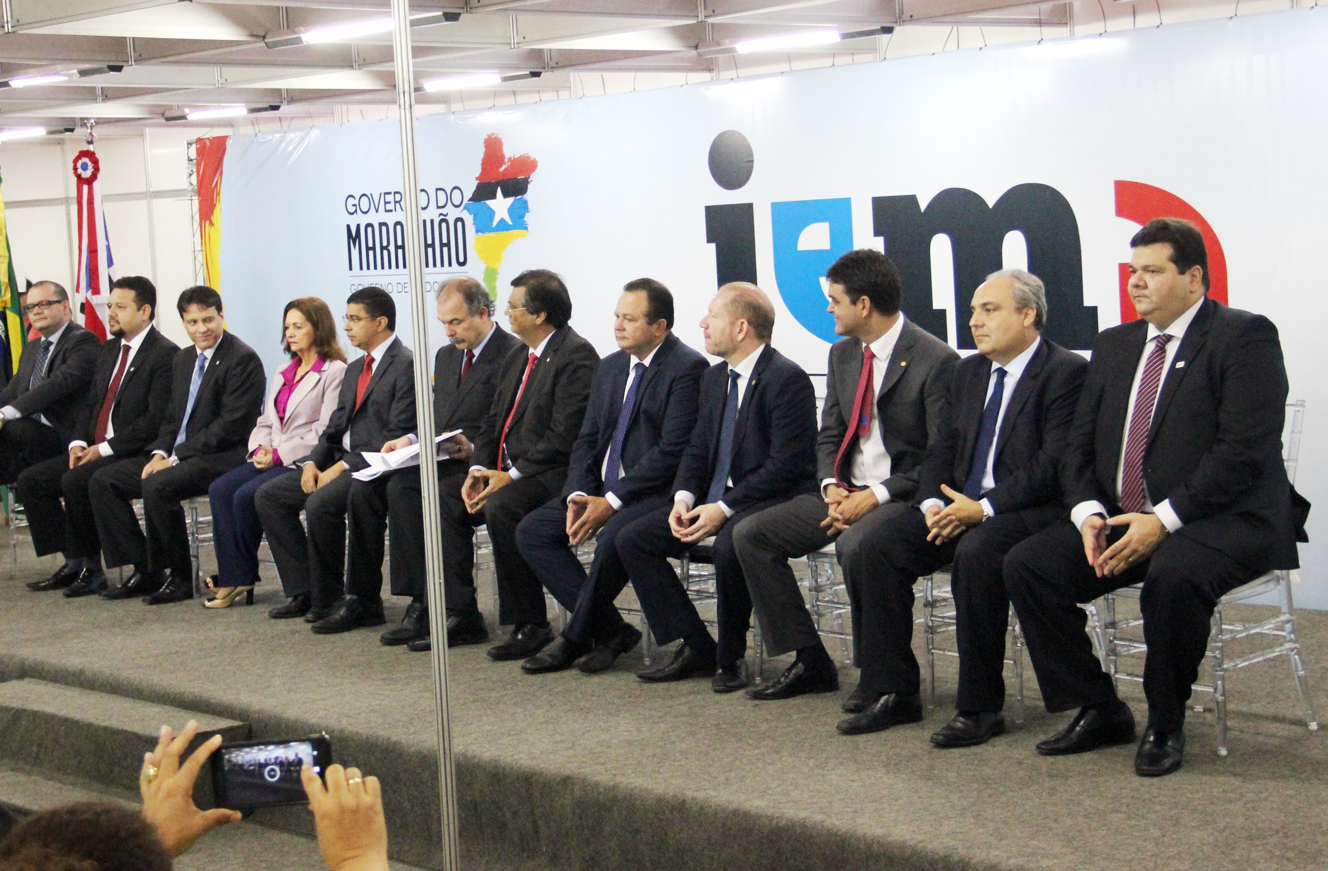 Reitor participa da solenidade de inauguração do IEMA