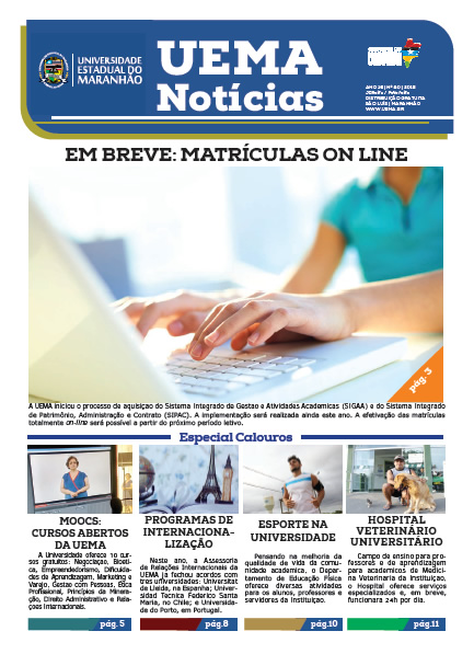 UEMA NOTÍCIAS – 1ª Ed. 2016