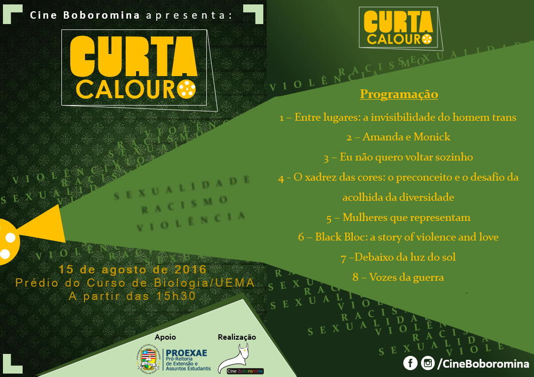 Cine Boboromina promove ‘Curta Calouro’ nesta segunda-feira
