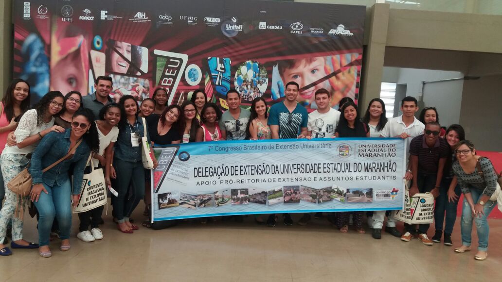 Delegação da Uema apresenta 50 trabalhos no 7º Congresso Brasileiro de Extensão