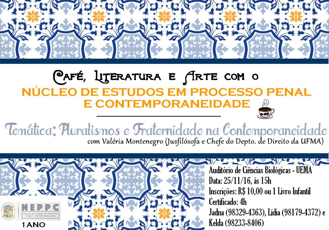 Núcleo de Estudos em Processo Penal realiza Café Literário