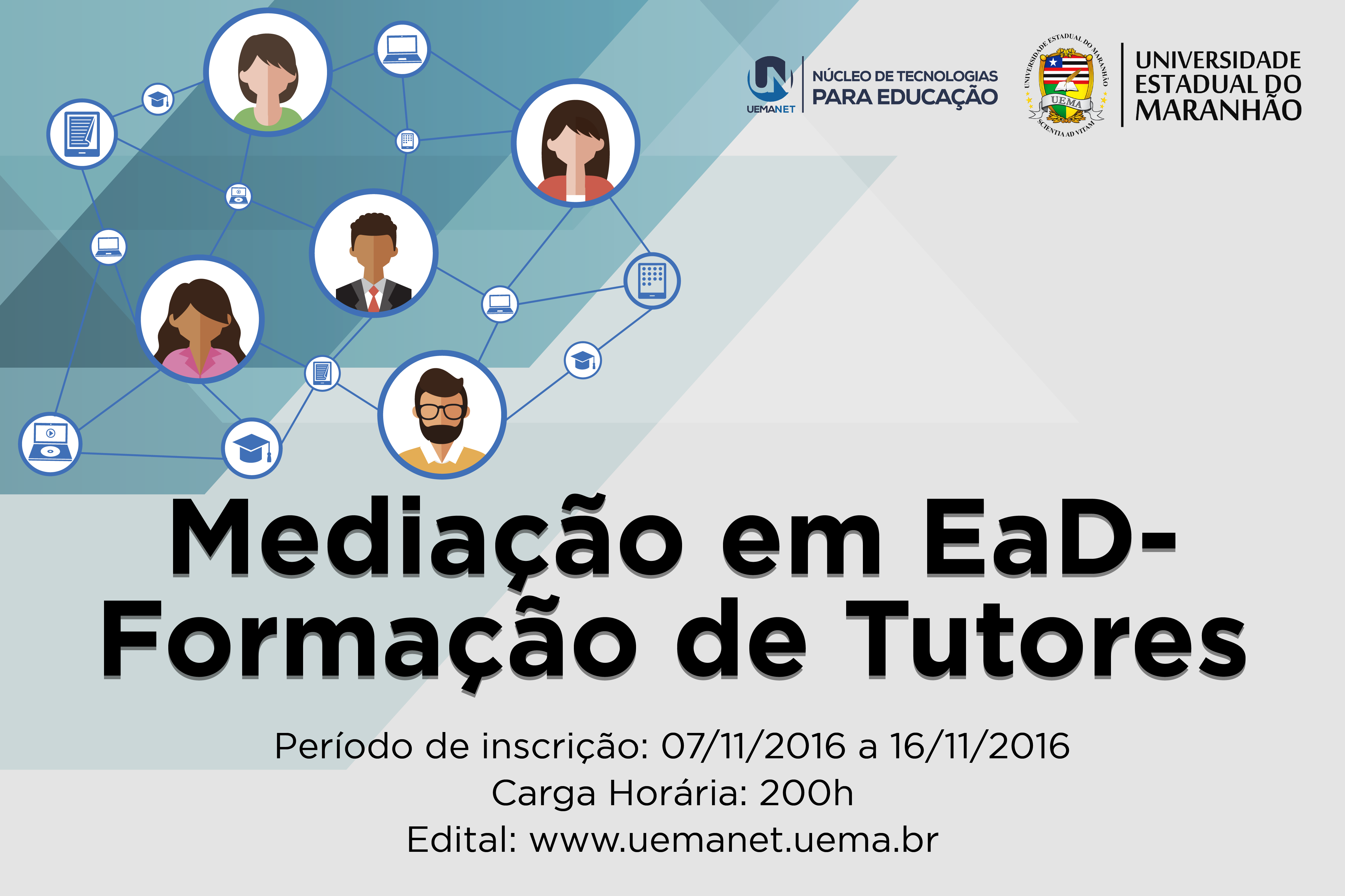 Inscrições abertas para seleção do Curso de Mediação EaD – Formação de Tutores