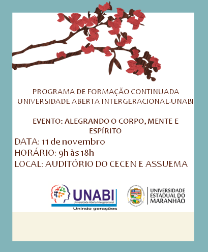 Evento “Alegrando o corpo, mente e espírito” do UNABI acontece nesta sexta