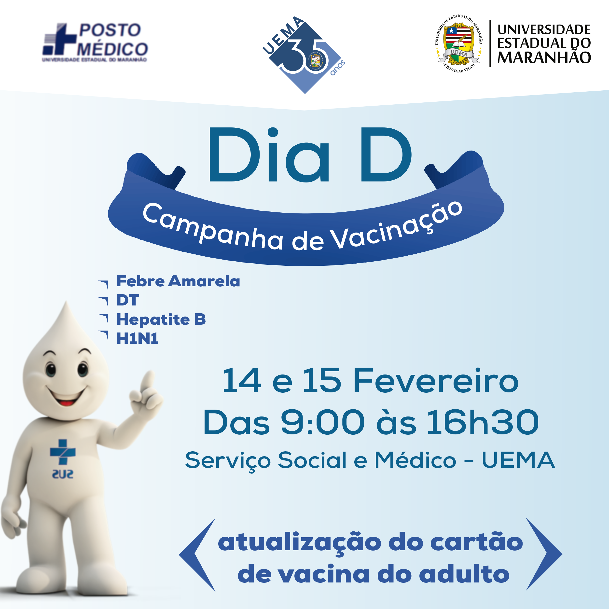 Campanha de Vacinação “Dia D” iniciou nesta terça