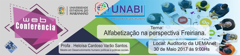 Web conferência sobre Alfabetização na perspectiva Freiriana acontece amanhã