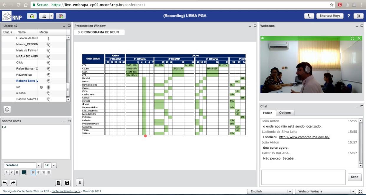 A UEMA iniciou sua temporada de Planejamento para 2018