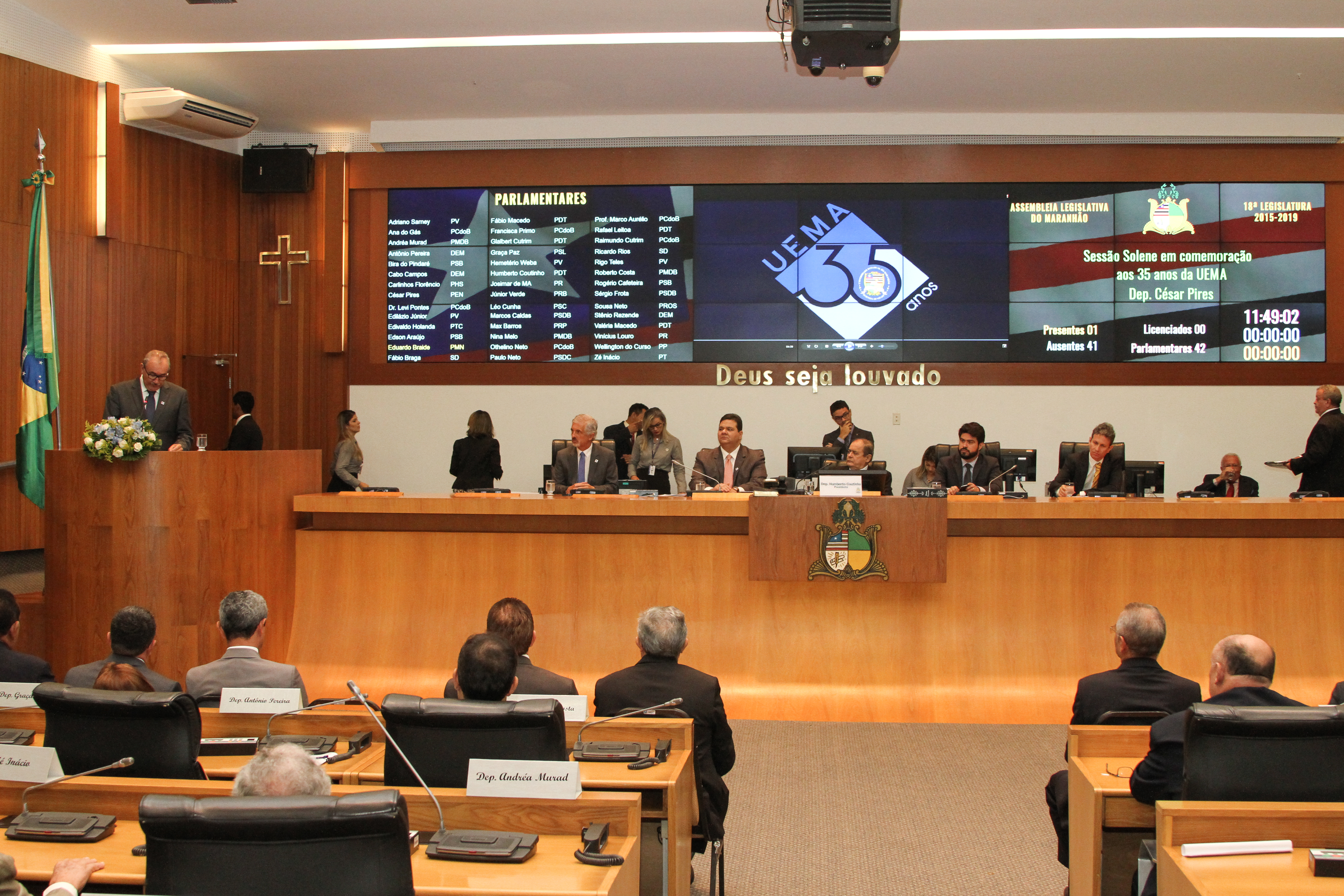 Assembleia Legislativa do Maranhão homenageia a UEMA pelos 35 anos de história