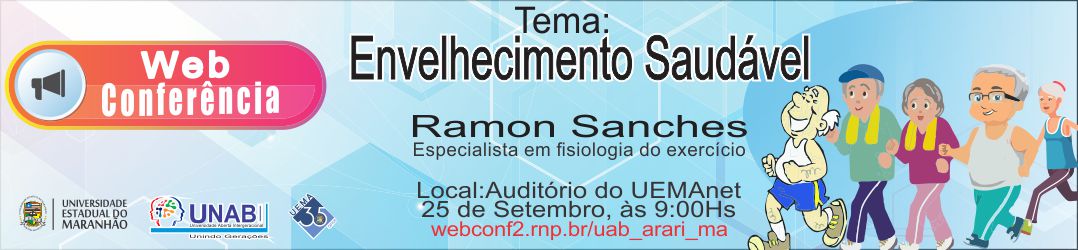 Web Conferência sobre envelhecimento saudável acontece segunda-feira