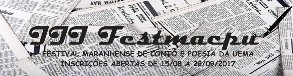 Proexae divulga poemas classificados para o FESTMACPU