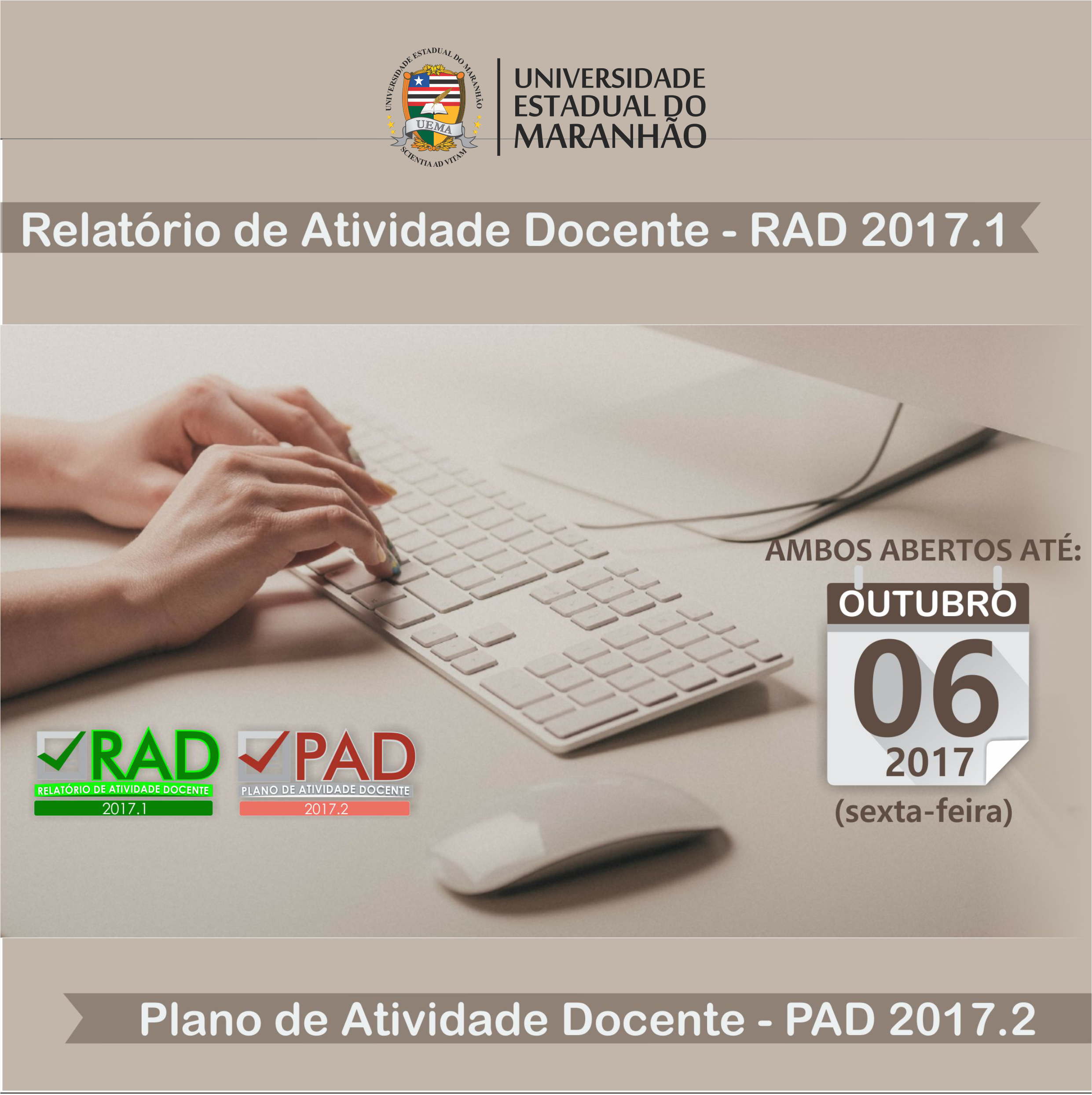 Preenchimento do Plano de Atividade Docente e Relatório de Atividade Docente já estão disponíveis