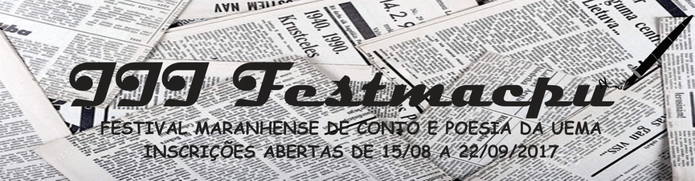 UEMA divulga as poesias classificadas para 3ª eliminatória da FESTMACPU