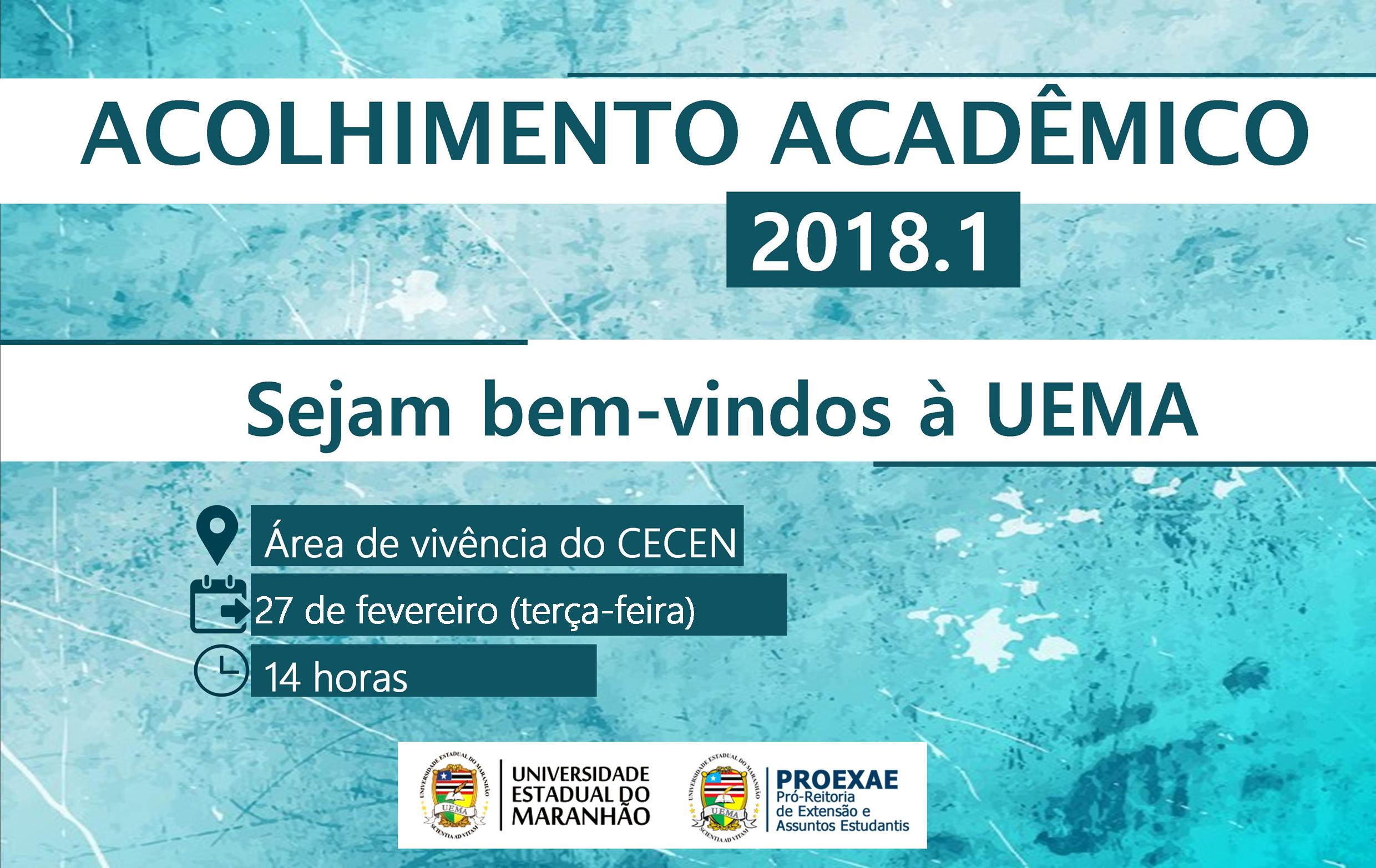 Acolhimento acadêmico 2018.1: Programação especial será realizada dia 27 de fevereiro