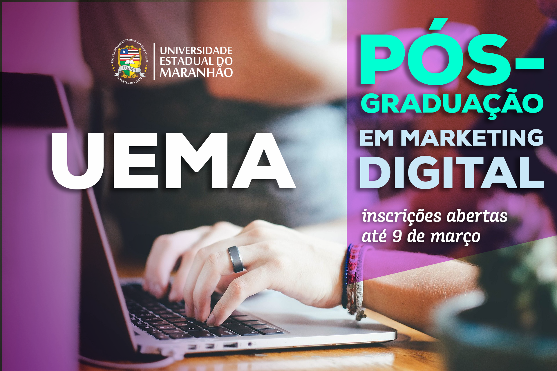 Pós-graduação em Marketing Digital da UEMA está com inscrições abertas
