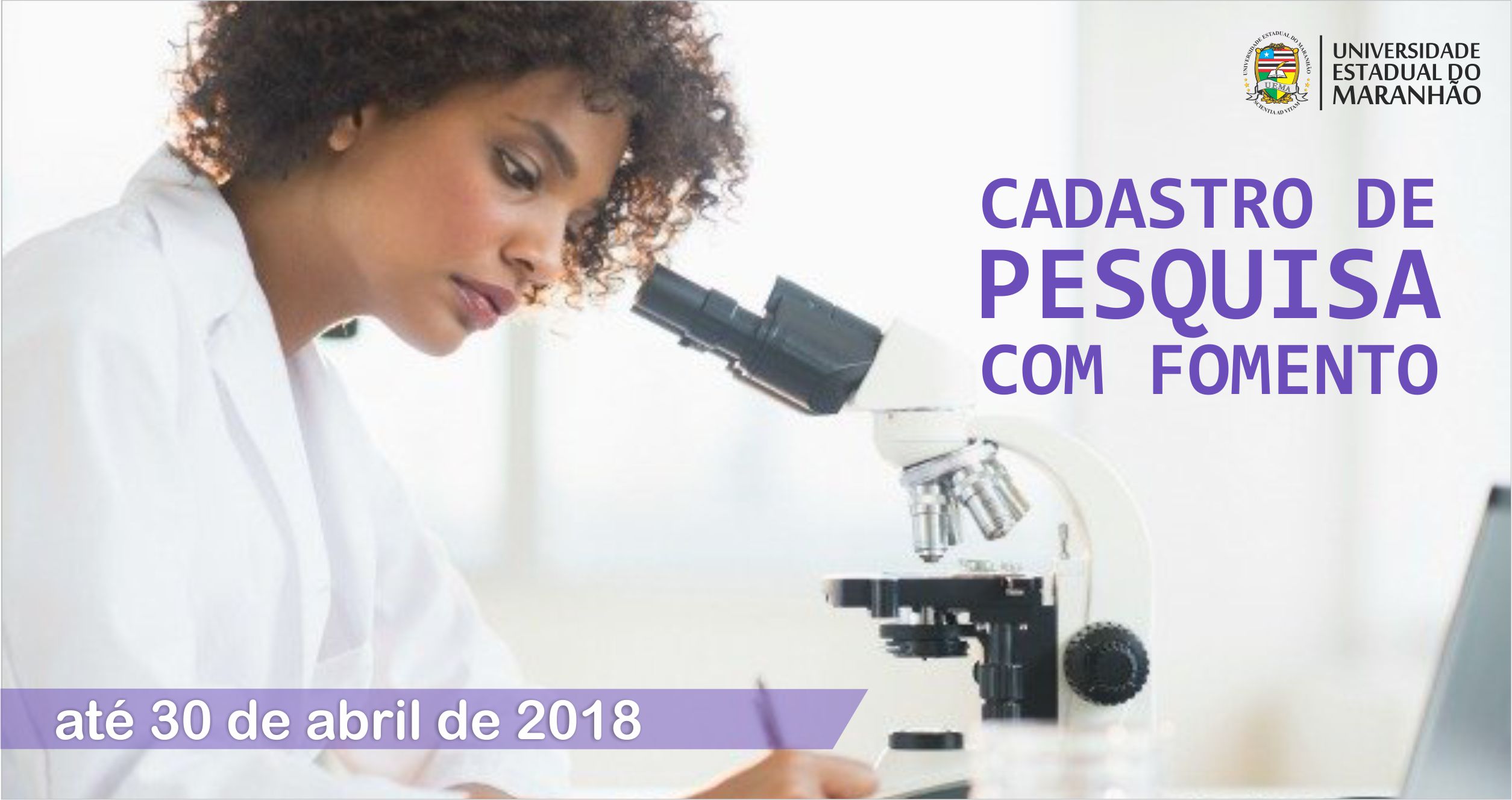 Prazo para cadastro de Pesquisa/Extensão com fomento vai até 30 de abril
