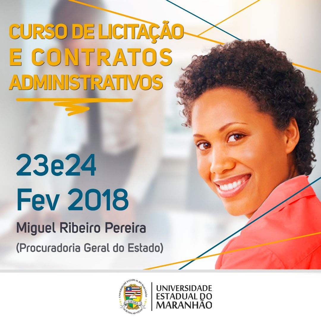 Curso de Licitação e Contratos Administrativos ocorre nos dias 23 e 24 de fevereiro