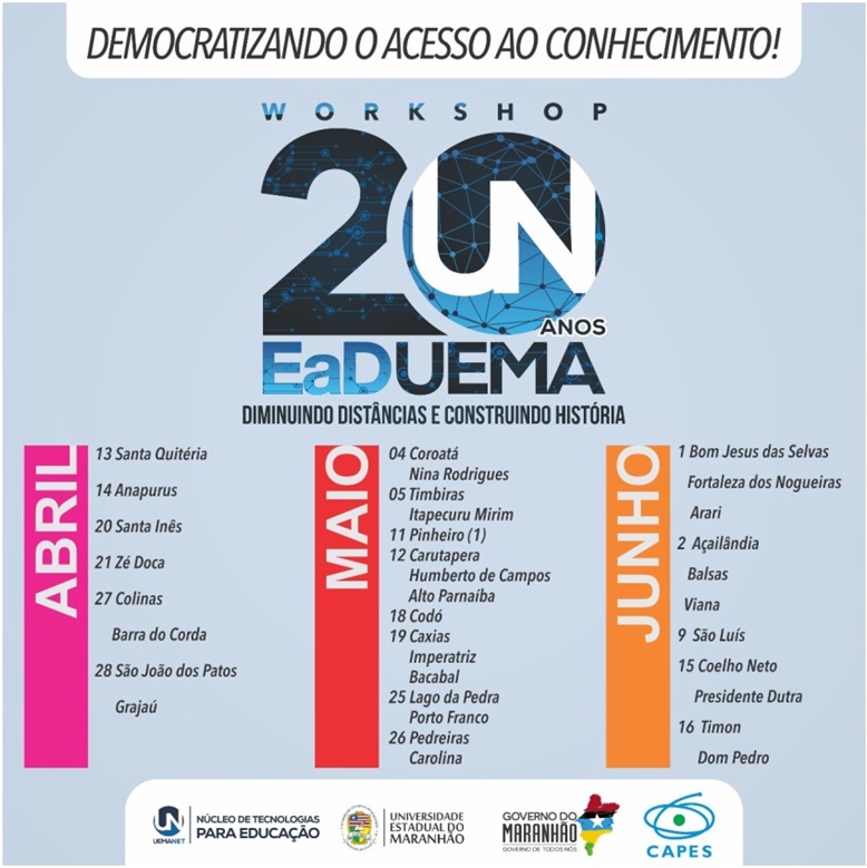UEMA celebra seus 20 anos de Educação a Distância em todo o Maranhão