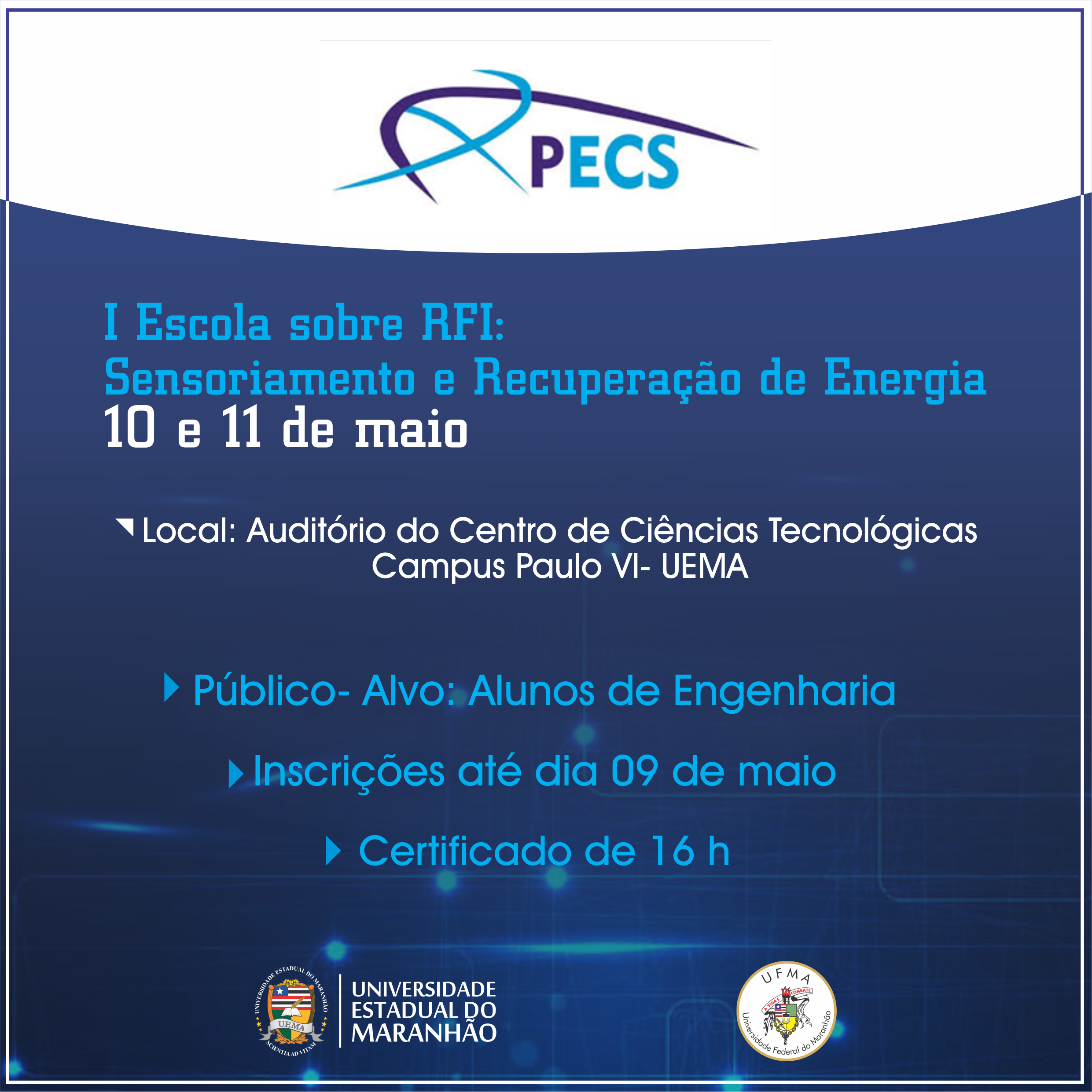 Mestrado em Engenharia de Computação e sistemas promove I Escola sobre RFID: Recuperação de Energia