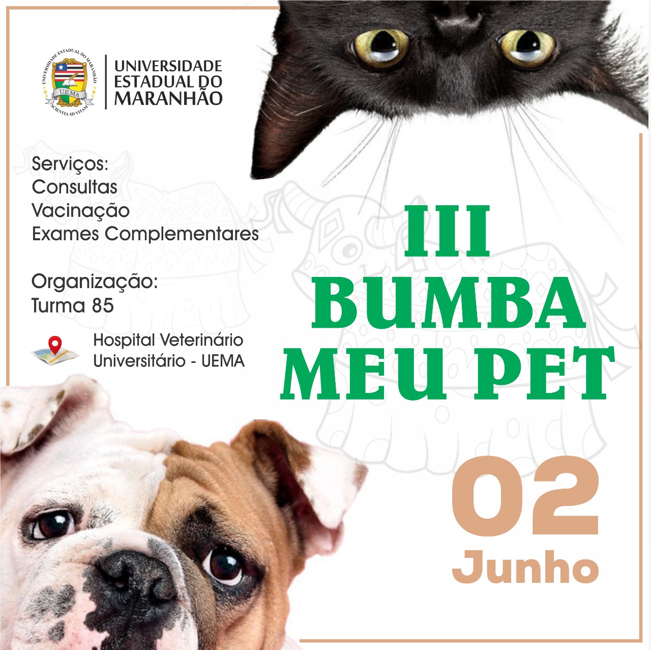 UEMA realizará III edição da ação social Bumba Meu Pet