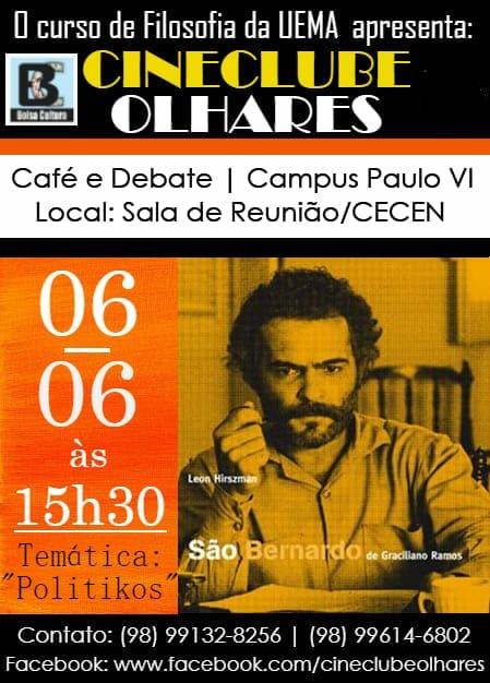 Cineclube Olhares exibe “São Bernardo” amanhã