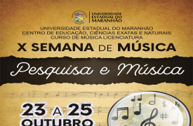 X Semana de Música da UEMA inicia amanhã