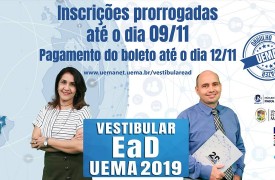Prorrogadas inscrições para Vestibular EAD UEMA 2019