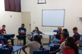 Coordenadora da PROEXAE se reúne com representantes de acadêmicos do Campus Caxias