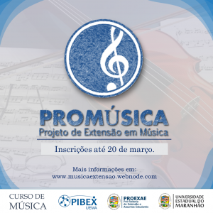 Instagram - Inscrições Promúsica