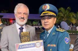 UEMA recebe homenagem durante solenidade dos 26 anos da Academia da Polícia Militar Gonçalves Dias