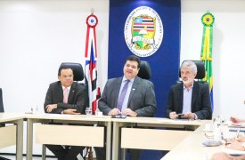 Reitor recebe o presidente da MAPA no Campus Paulo VI