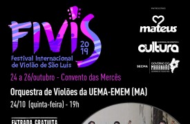 Orquestra de Violões da UEMA-EMEM realiza Concerto de Abertura da 1ª edição do Festival Internacional de Violão de São Luís