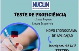 Aplicação de Teste de Proficiência em Língua Inglesa e Espanhola