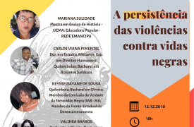 UEMA debate a persistência da violência nas vidas negras