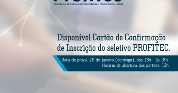 Provas do Processo Seletivo Simplificado do Programa Especial de Cursos Superiores de Tecnologia (PROFITEC) serão aplicadas domingo (26) Feed-inscrição-do-Seletivo