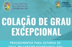 UEMA divulga edital de colação de grau excepcional