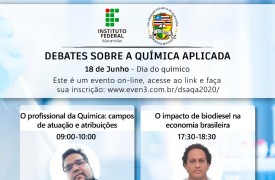 Campus Caxias realiza debate on-line sobre Química Aplicada em comemoração ao Dia do Químico