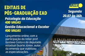 UEMA lança editais de Pós-Graduação a distância
