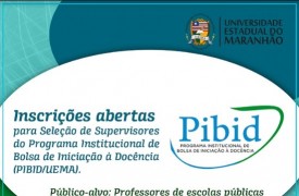 Aberta chamada pública para seleção de professores supervisores no PIBID